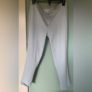 Lila Ryan Zuri Skinny Pant size 8 petite gray violet EUC